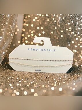 🏷️‼️5/$25🏷️‼️💛AEROPOSTALE Gold-Tone Double-Layer Choker/NWT